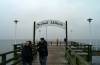freundliche gesichter, trbe, herbst, paar auf seebrcke ahlbeck, 