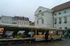 markt wismar, rathaus, marktstnde, frh, marktplatz, 