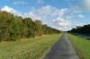menschenleer, herbst, deich, dar, 