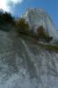 kreidefelsen, berhang, ostsee, kste, rgen, menschen am strand, hochformat, 