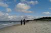 seebrcke, spaziergnger, leute, dar, strand, herbst, 