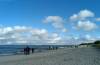 seebrcke, herbst, menschen, strand, ostsee, dar, 