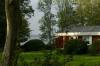 rotes holzhaus, frdeufer, abendlicht, schne wohnlage, traumblick, 