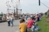 urlaub, menschen, hafen, touristen, kutter, neuharlingersiel, nordsee, hafen, 