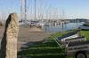 schlei, hafen, maasholm, hochwassermarke, gedenkstein, bootswagen, 
