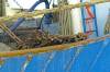 still, detail, tau, seil, orange, farbig, blau, kette, bootswand, 