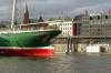 landungsbrcken, hafenstadt, hamburg, segelschiff, stimmungsvoll, 