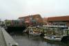 fischerboote, hafenbecken, wismar, restaurant, 