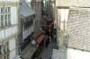 gasse, mittelalterlich, souvenirs, touristen, mont st. michel, 