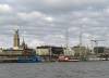 hafen, fhren, michel, landungsbrcken, wasser, skyline, hafenstadt, hamburg, 