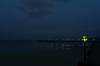 binz, seebrcke, strand, nacht, ostsee, laternen, beleuchtet, 