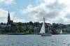 frde, auslaufen, segler, hafen, segelsport, yacht, 
