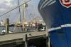 fischerihafen, arbeiter, kai, harlingen, schiffsbug, trawler, arbeit, 