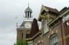 turm, verziert, hollndisch, architektur, hausgiebel, lastenkran, 