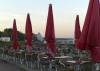 sonnenschirme, seeterrasse, bestuhlung, damp, 