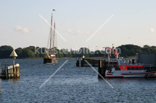 Maasholm Hafenausfahrt