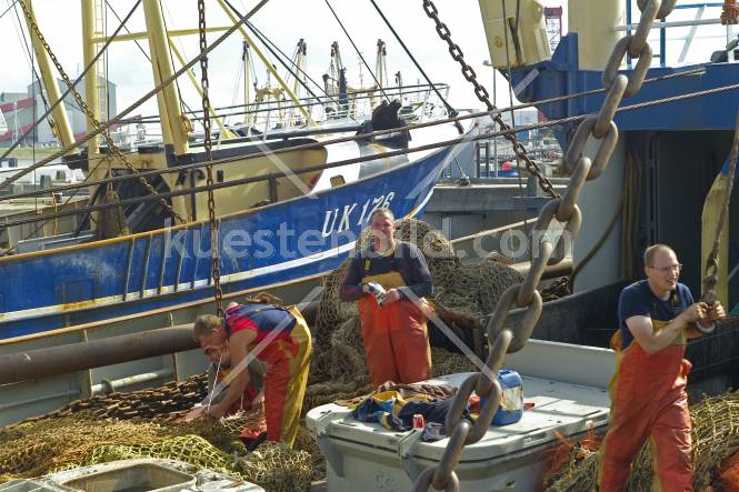 Fischereihafen, Crew an Deck