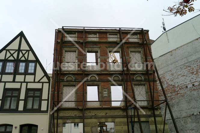 Fassade in Wismars Altstadt
