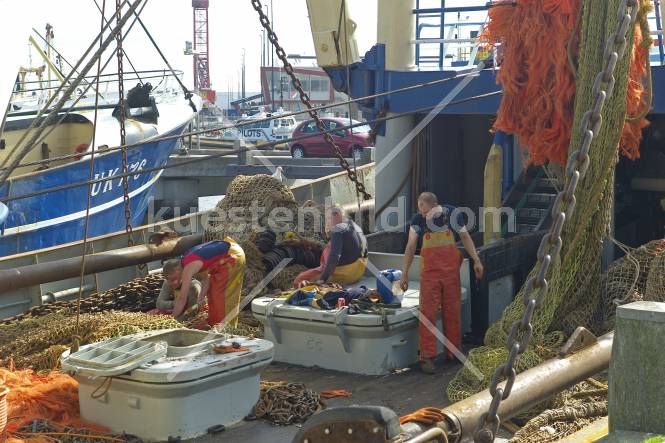 Fischereihafen, Vorbereitungen vor dem Auslaufen