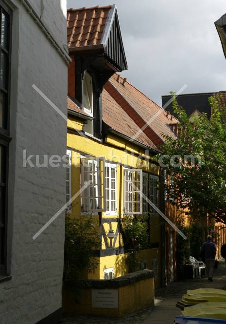 Seitengasse in der Flensburger Altstadt