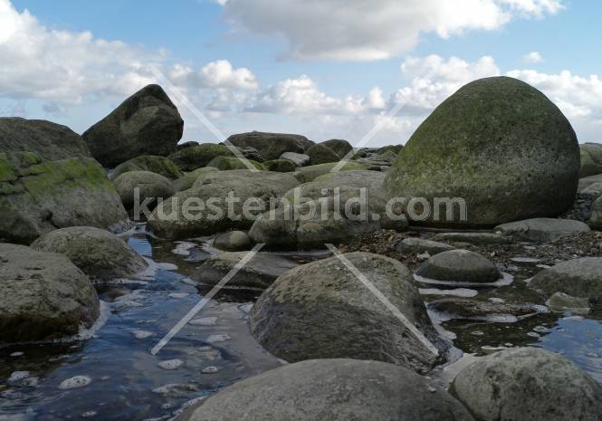 Felsen im Ostseewasser