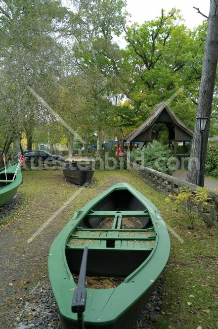Fischerkähne am Darßmuseum Prerow