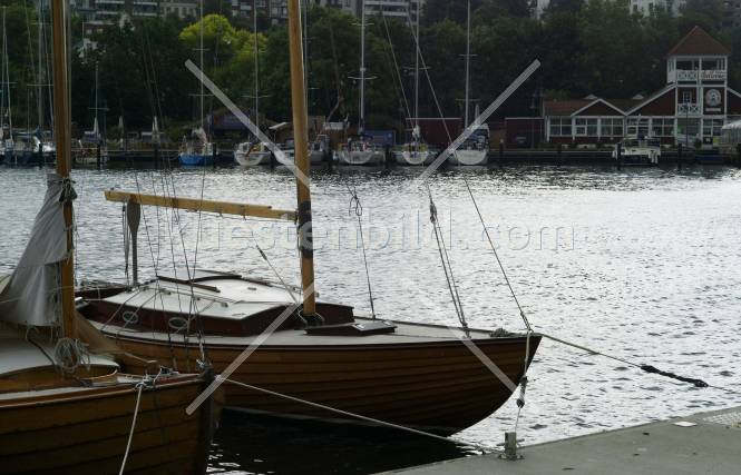 Folkeboot an der Förde