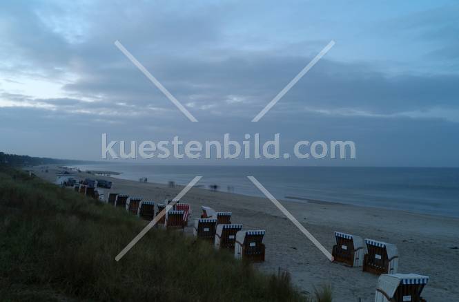 Binz, Abendstimmung am Strand