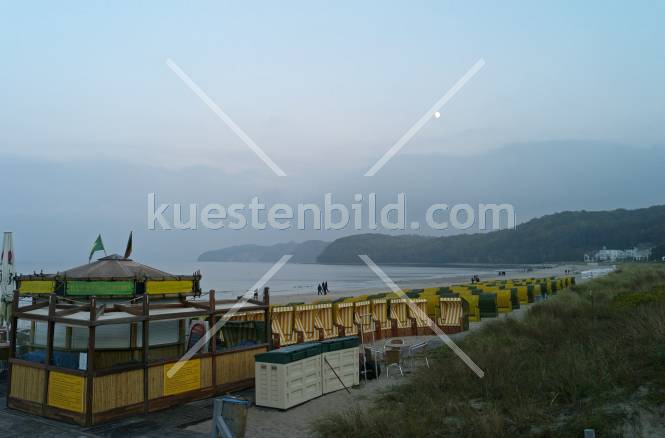 Binz, Abendstimmung am Strand