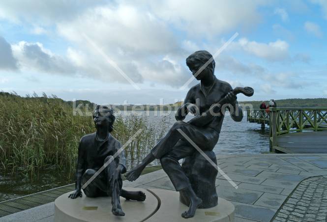 Binz, Skulptur am See