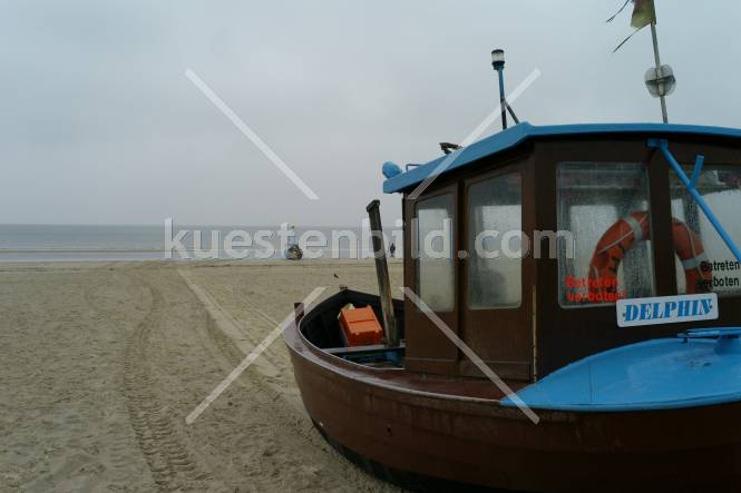 Fischerboot am Usedomer Strand