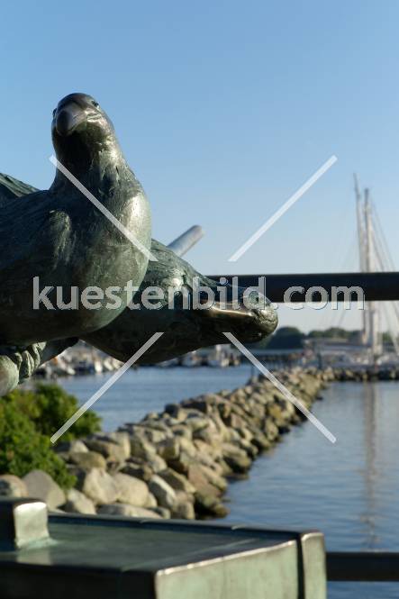 Maasholm Skulptur Hafen