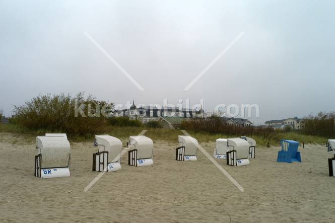 Strandkrbe am Ahlbecker Strand